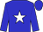 Blue, white star, blue sleeves, blue cap