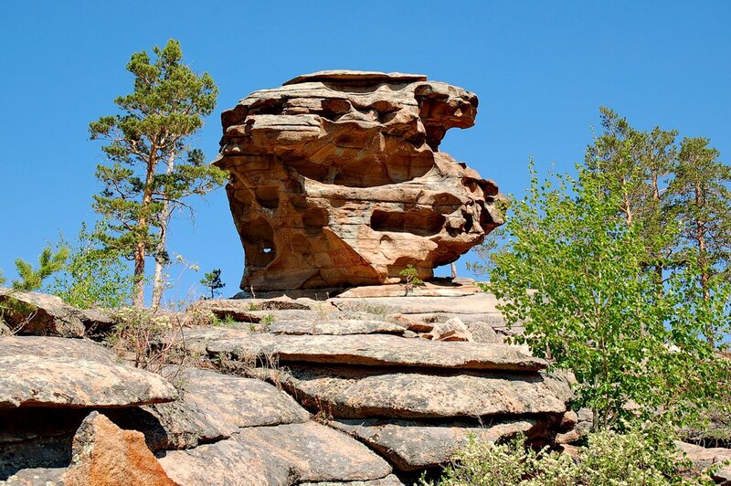 Счастливые горы - горы Баян Аул, Казахстан