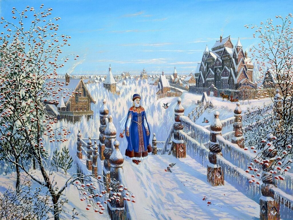 Картины художников древняя русь