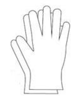 Латексные перчатки для осмотра, L