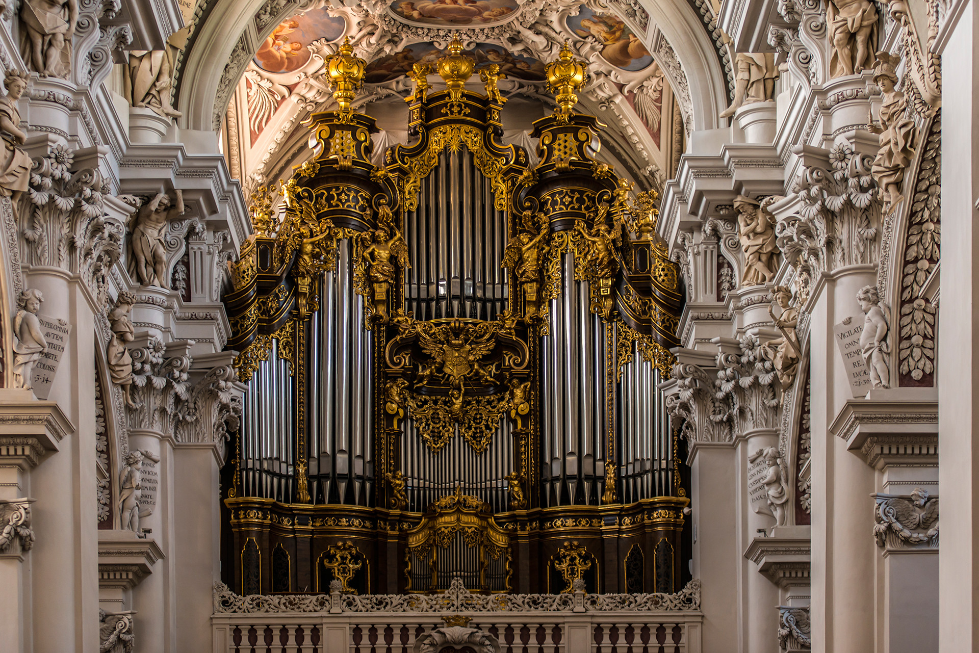 5. Собор Св. Стефана (Пассау, Германия). Крупнейший церковный орган Европы музыкальный инструмент, орган