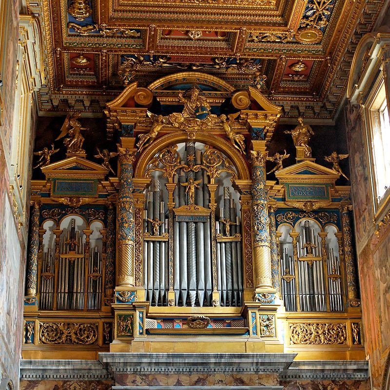 12. Собор Святого Иоанна Крестителя на Латеранском холме, Сан-Джованни ин Латерано (Рим, Италия) музыкальный инструмент, орган