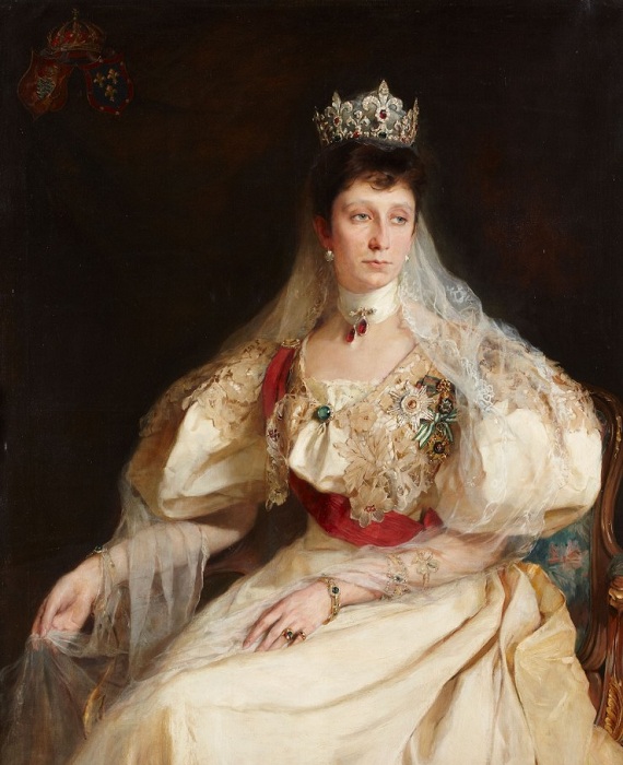 Мария Луиза Бурбон-Пармская, княгиня Болгарии, до 1899 год. Автор: Филипп Алексис де Ласло.