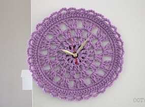 Crochet Pattern clock for your House home decor clock Crochet Pattern  Instant Download