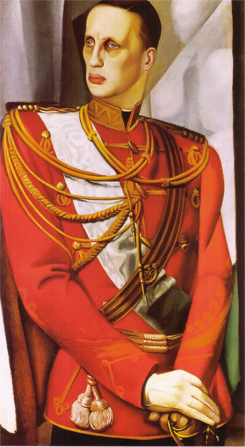 Tamara de Lempicka: The Grand Duke Gabriel.Тамара де Лемпицка18/78<br />Портрет великого князя Гавриила Константиновича (1927)