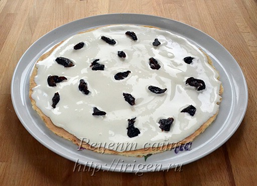торт с черносливом