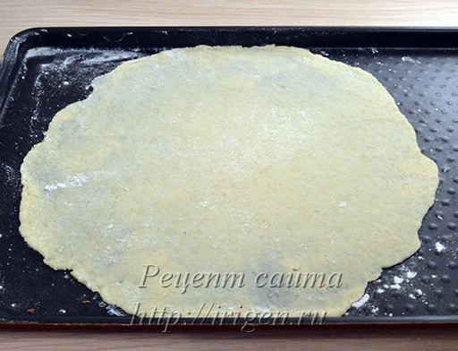 корж на противне