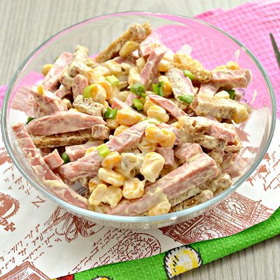 Салат «Студенческий» за 5 минут - рецепт с фото Салат «Студенческий» за 5 минут - рецепт с фото