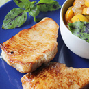 Эскалоп из индейки с гарниром из
абрикосов