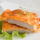 Шницель
под сырной корочкой