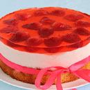 Творожно-клубничный торт