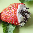 Клубника,
фаршированная маскарпоне