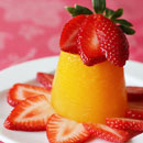 Десерт из
апельсинов и клубники