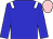 Blue, white epaulettes, blue sleeves, pink cap