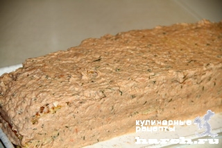 Кабачковые пирожные с рыбным кремом Кабачковые пирожные с рыбным кремом