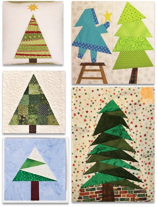 111114 Christmas trees, free patterns montage 3, quiltinspiration.blogspot.com (531x700, 284Kb)