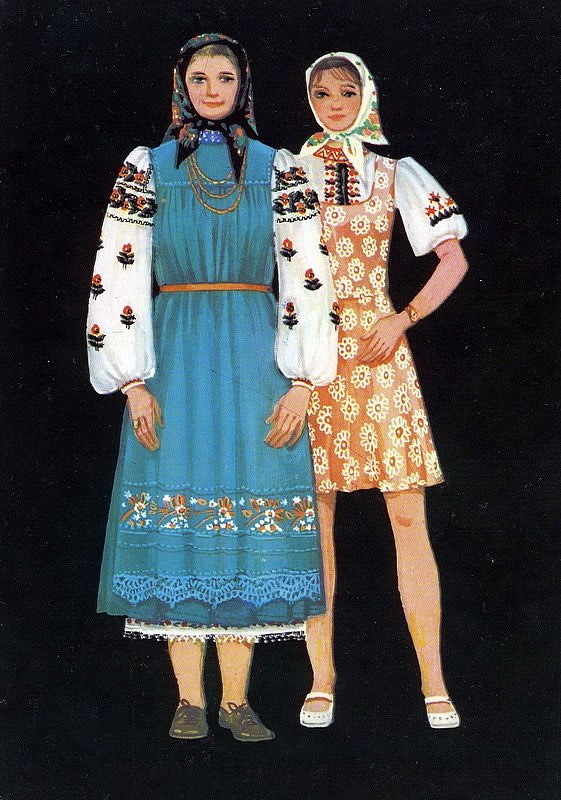  Набор открыток "Украинский народный костюм" - фото 7