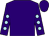 Purple, light blue spots on sleeves