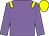 Mauve, yellow epaulets, yellow cap