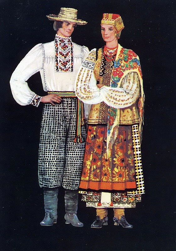  Набор открыток "Украинский народный костюм" - фото 15
