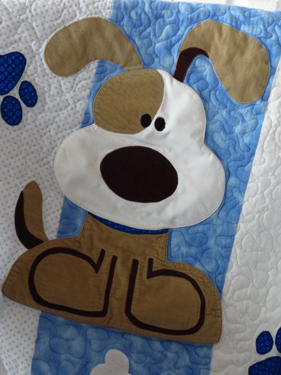 Puppy Dog Quilt for Baby