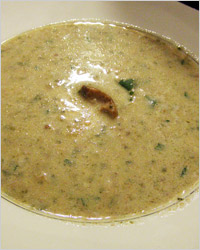 Суп из лисичек с плавлеными сырками