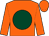 Orange, dark green disc