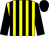 Yellow, black striped,  sleeves,  cap