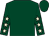Dark green, beige stars on sleeves