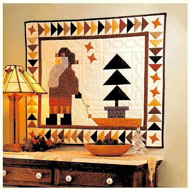 Santa's special delivery free quilt pattern at tlc.howstuffworks.com (627x627, 198Kb)