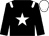 Black, white star and epaulets, white cap