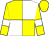 Yellow and white (quartered), yellow sleeves, white armlets, yellow cap
