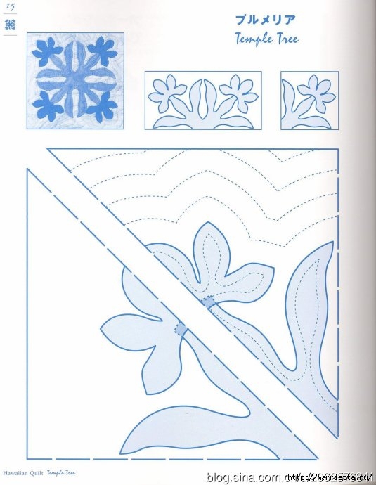 ГАВАЙСКИЙ КВИЛТ. Японский журнал со схемами (17) (535x690, 156Kb)