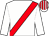 White, red sash, white sleeves, white, red striped cap