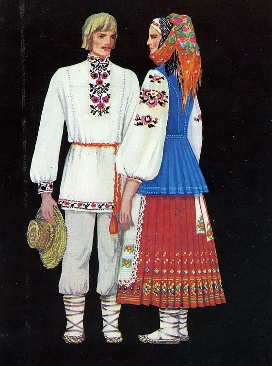  Набор открыток "Украинский народный костюм" - фото 16