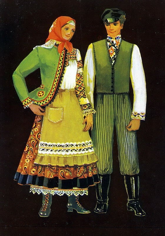  Набор открыток "Украинский народный костюм" - фото 6