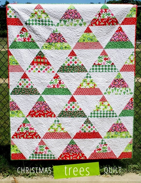 Christmas Trees quilt by Laurie Matthews as seen at annkelle.com (485x629, 374Kb)