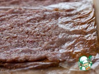 Праздничный мясной рулет ингредиенты