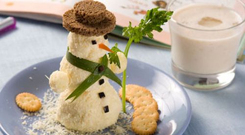 Салат закусочный «Снеговик»