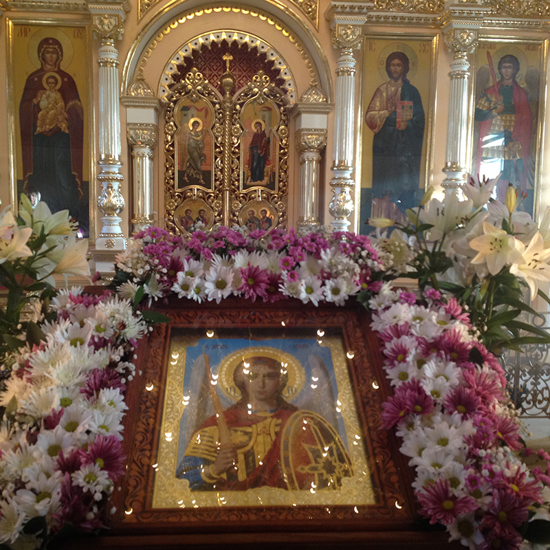 Престольный праздник в храме Архангела Михаила в Белоусово