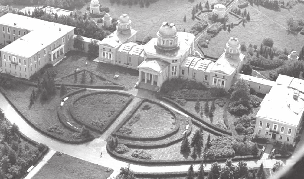 Главное здание и вид на научную площадку (1970 г. Фото: В. Самойлова)