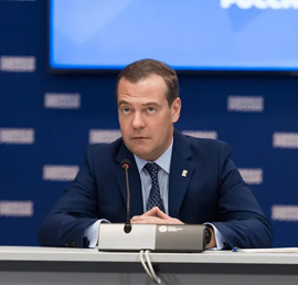 Медведев: Работа по решению
конкретных проблем людей станет
залогом успешного выступления
«Единой России» на будущих
выборах