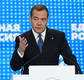 Медведев: Программа «Единой
России» должна стать народной