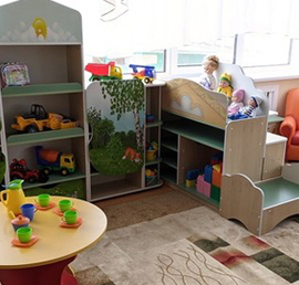 Новый детский сад открыли в Губкине
после капитального ремонта в рамках
партпроекта «Единой России»