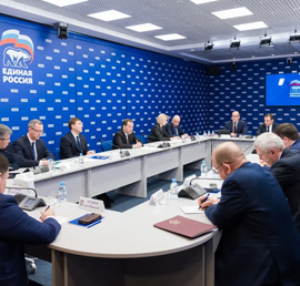 Восемь глав субъектов РФ возглавят
региональные отделения «Единой
России»