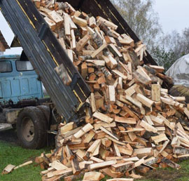 Многодетную семью из Смоленской
области обеспечили дровами на зиму